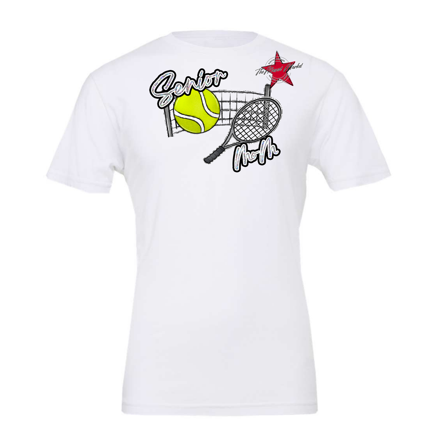Senior Tennis Mom Design-Silver