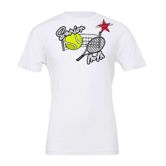Senior Tennis Mom Design-Silver