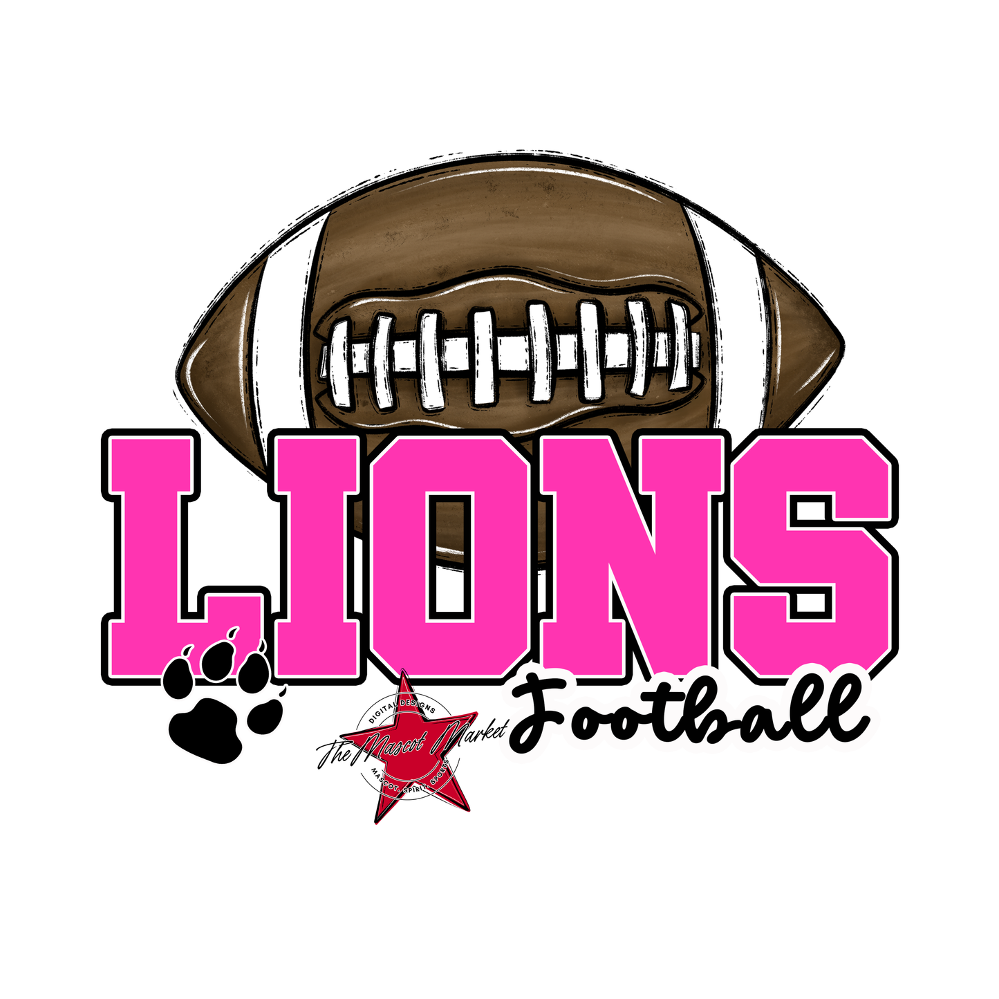 Lions Varsity Football-Pink
