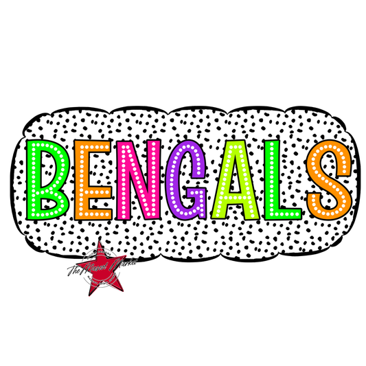 Bengals Cloud Frame-Neon