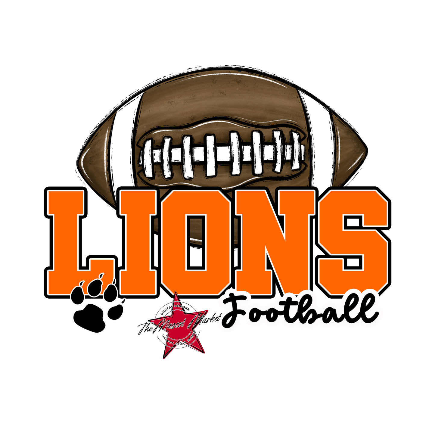 Lions Varsity Football-Orange