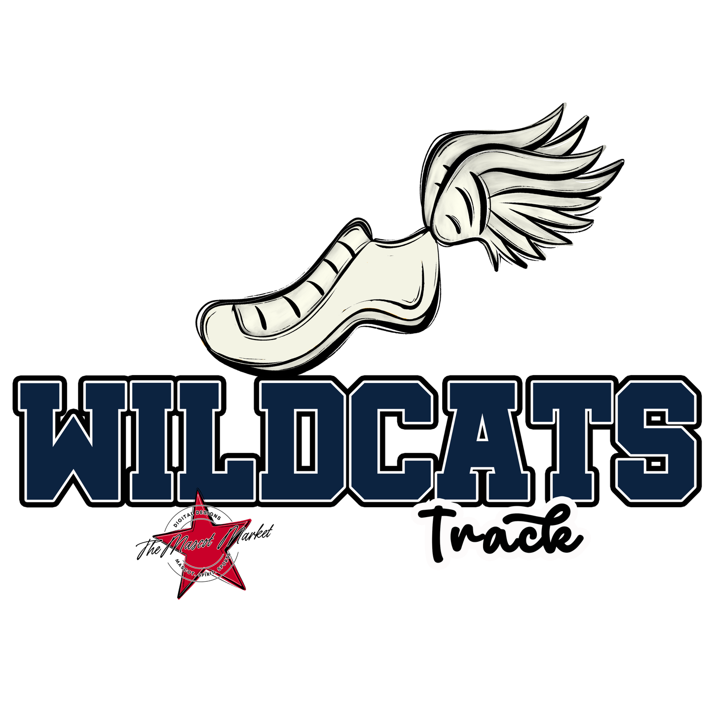 Wildcats Varsity Track-Navy