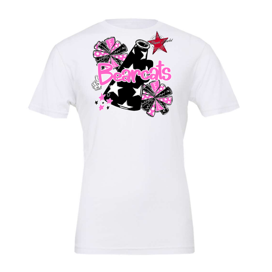 Bearcats Alpha Cheer Megaphone-Baby Pink