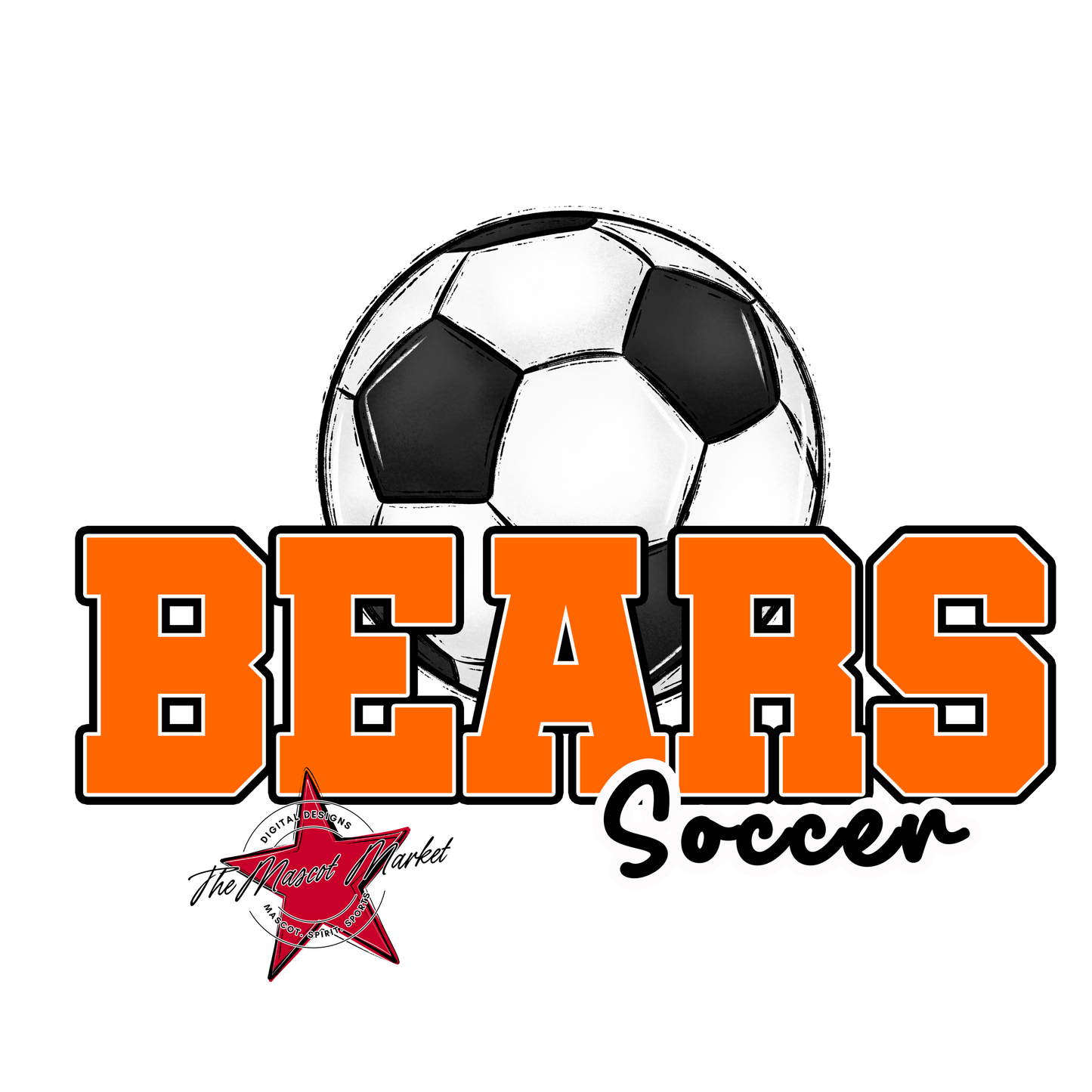 Bears Varsity Soccer Design-Orange