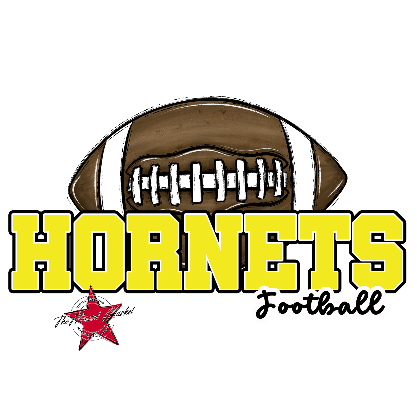 Hornets Varsity Football-Bright Yellow