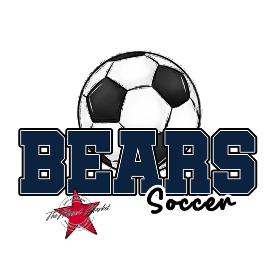 Bears Varsity Soccer Design-Navy