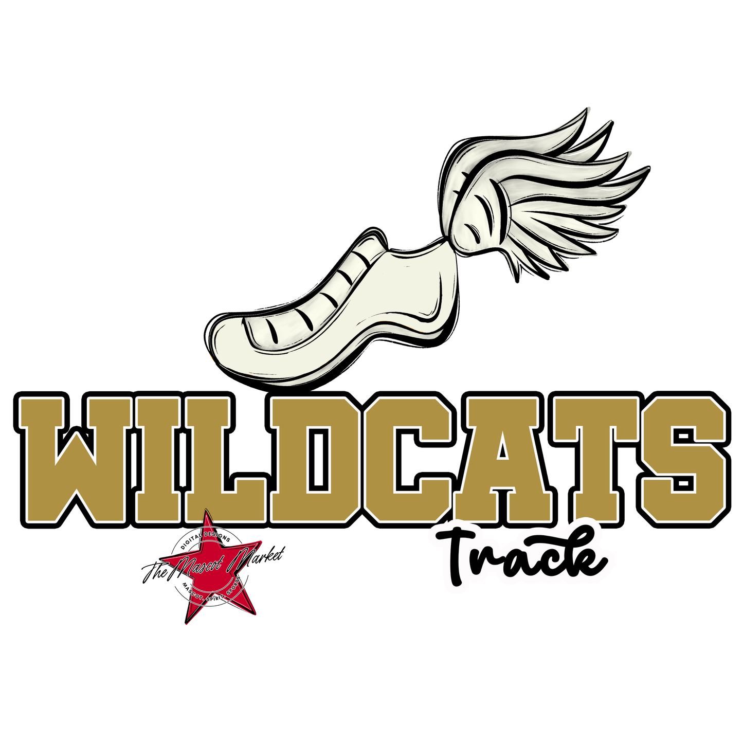 Wildcats Varsity Track-Gold