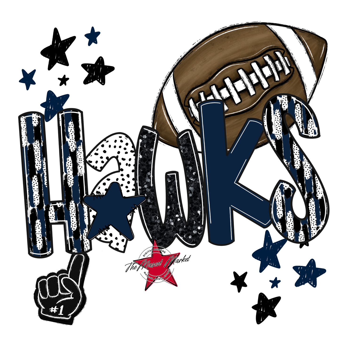 Hawks Football Scrape-Navy