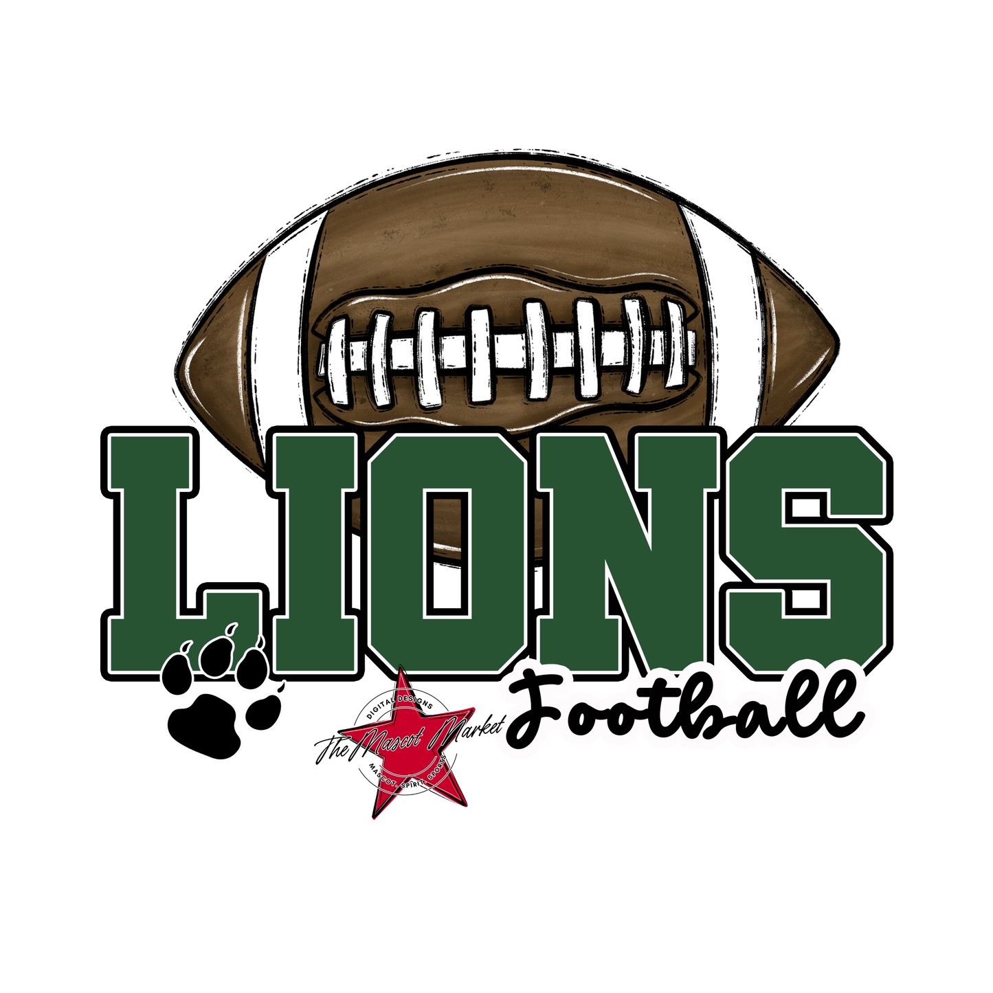 Lions Varsity Football-Green