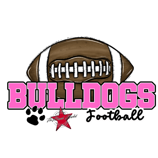 Bulldogs Varsity Football-Baby Pink