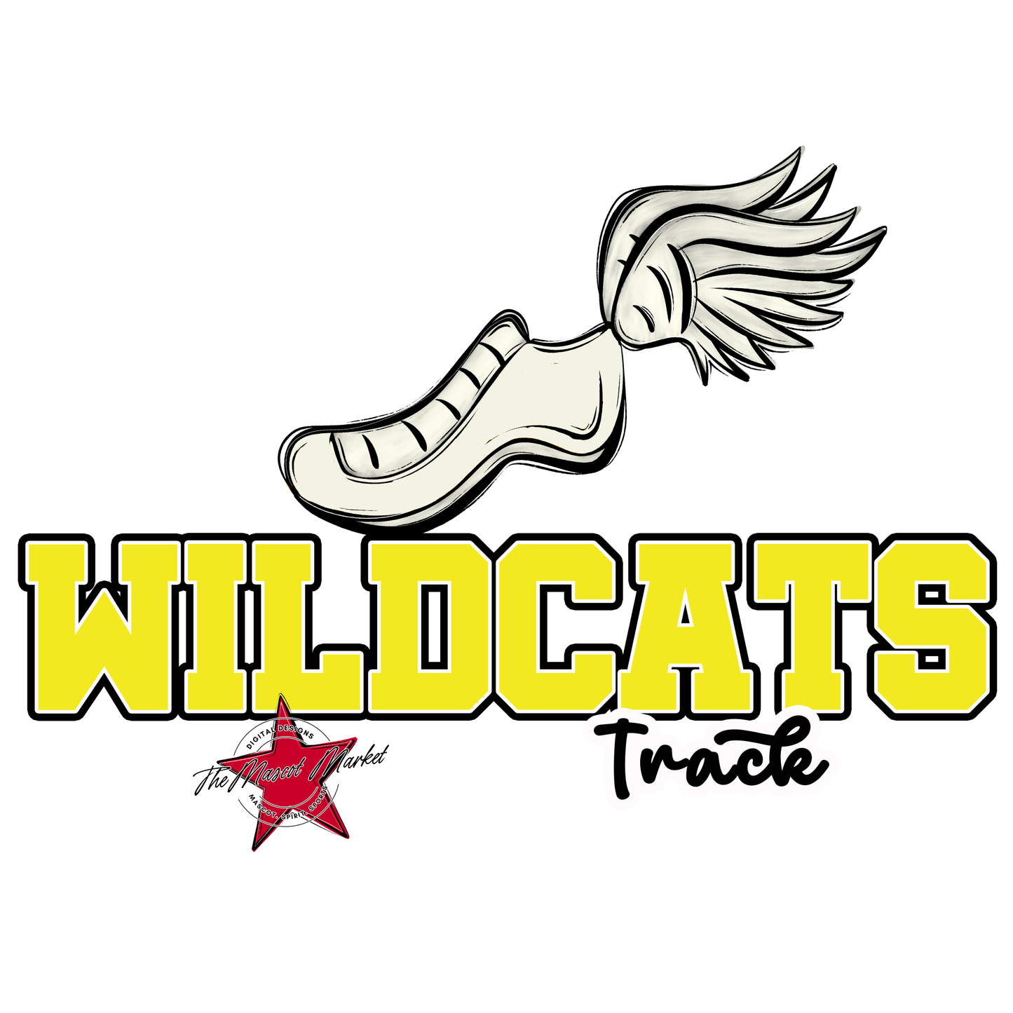 Wildcats Varsity Track-Bright Yellow