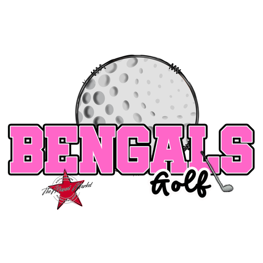 Bengals Varsity Golf-Baby Pink