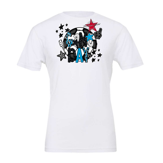Game Day Scrape Soccer Design-Carolina Blue
