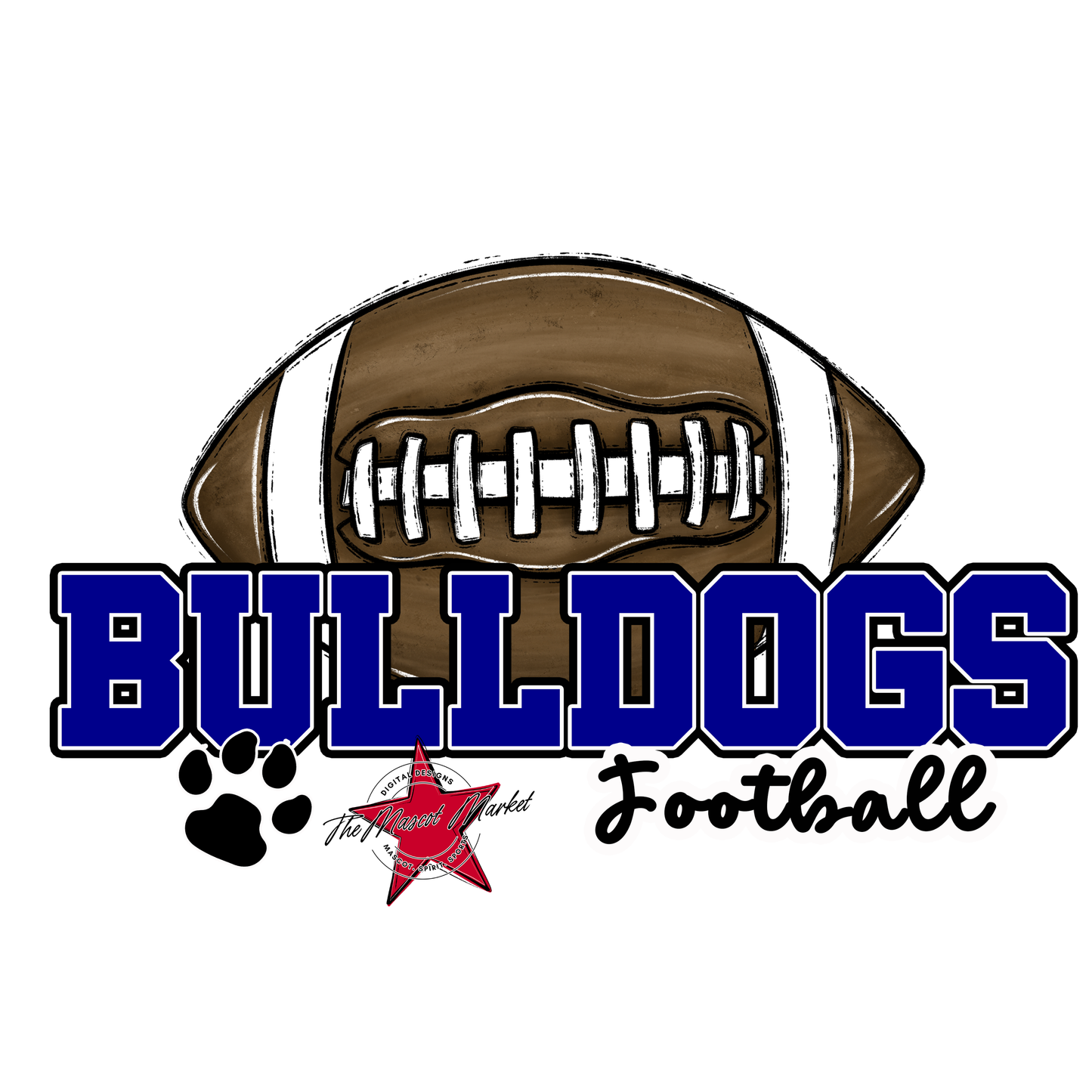 Bulldogs Varsity Football-Blue