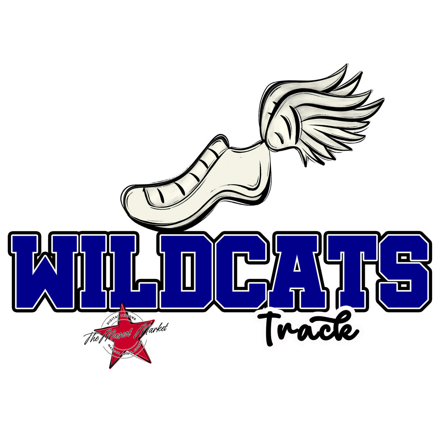 Wildcats Varsity Track-Blue