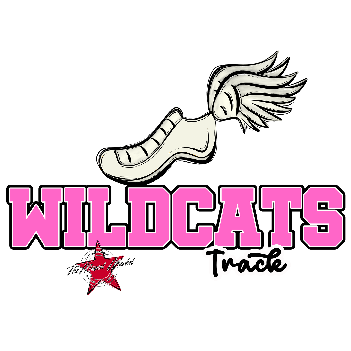 Wildcats Varsity Track-Baby Pink
