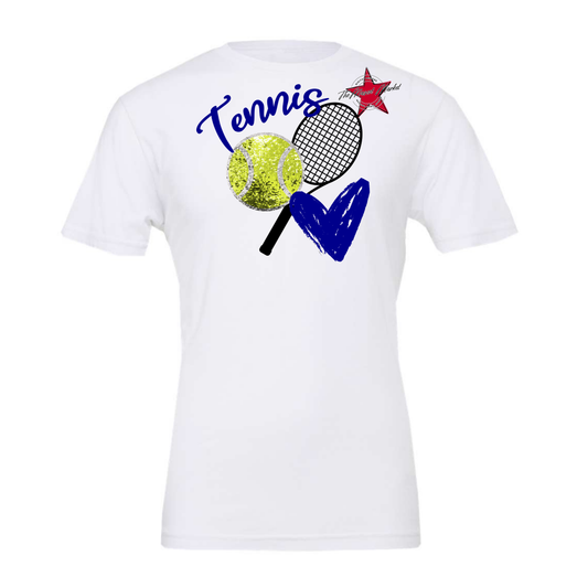 Sequins Tennis Design-Blue