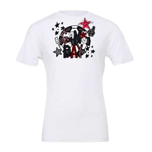 Game Day Scrape Soccer Design-Maroon