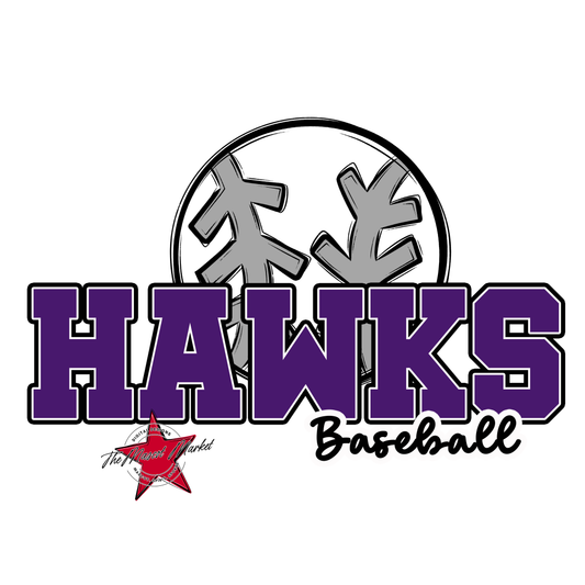 Hawks Varsity Baseball-Purple