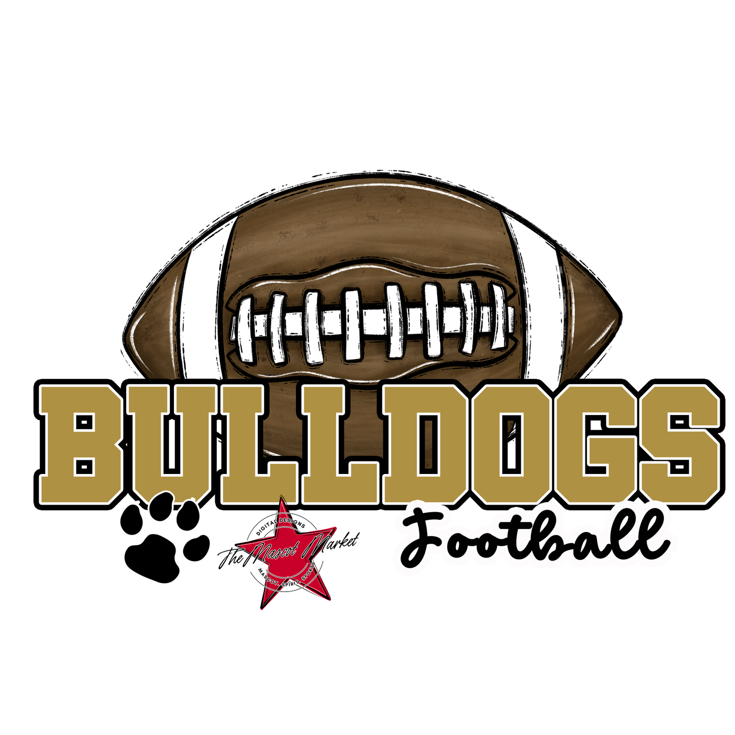 Bulldogs Varsity Football-Gold
