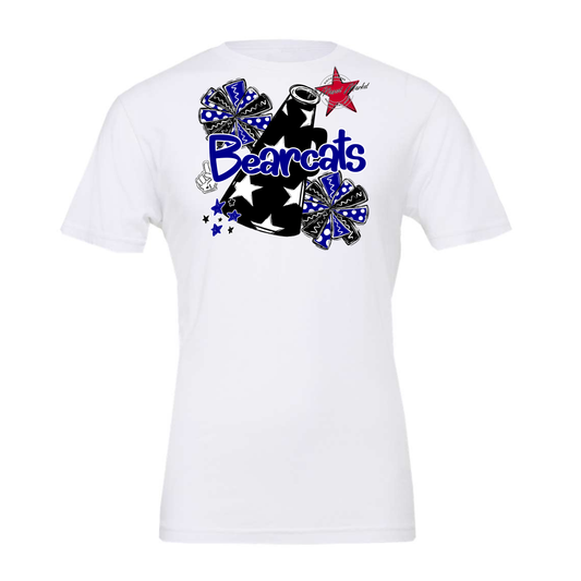 Bearcats Alpha Cheer Megaphone-Blue