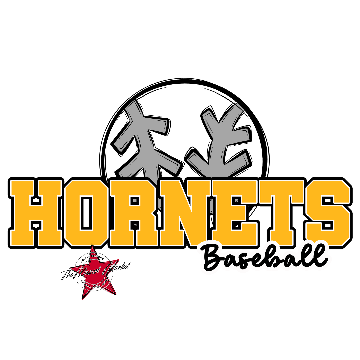 Hornets Varsity Baseball-Yellow