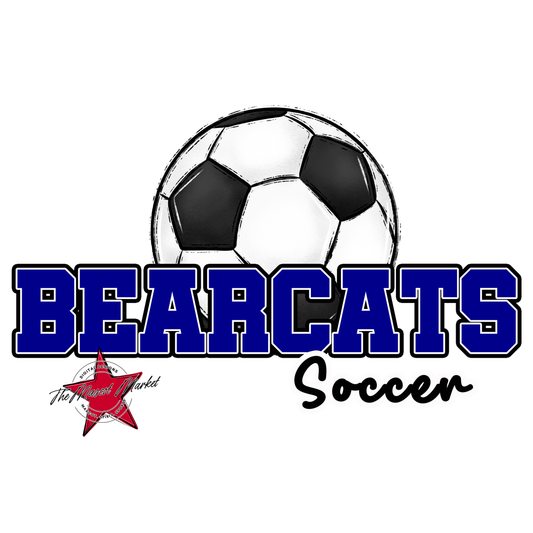 Bearcats Varsity Soccer Design-Blue