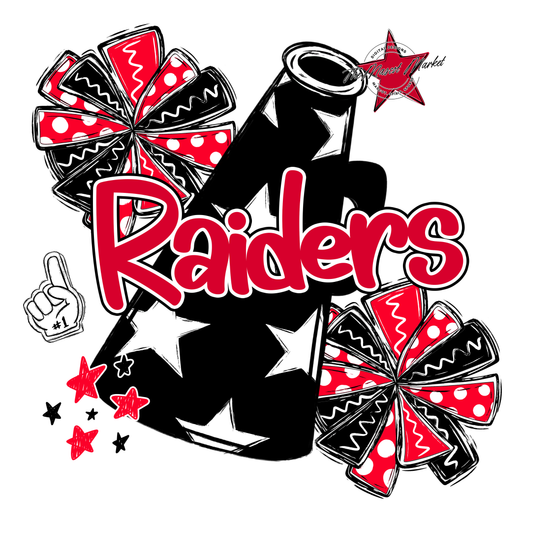 Raiders Alpha Megaphone Cheer-Red