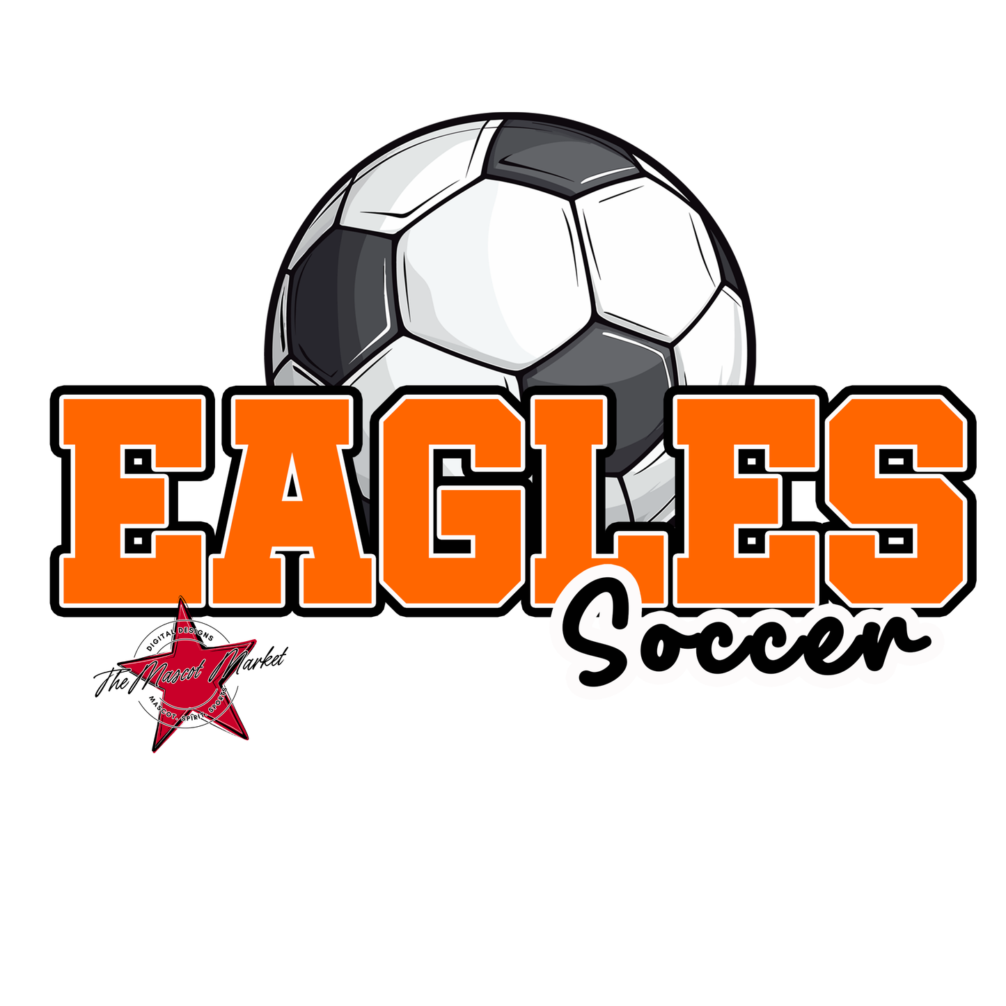 Eagles Varsity Soccer Design-Orange