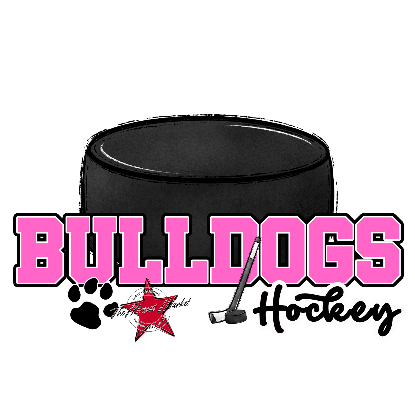 Bulldogs Varsity Hockey-Baby Pink