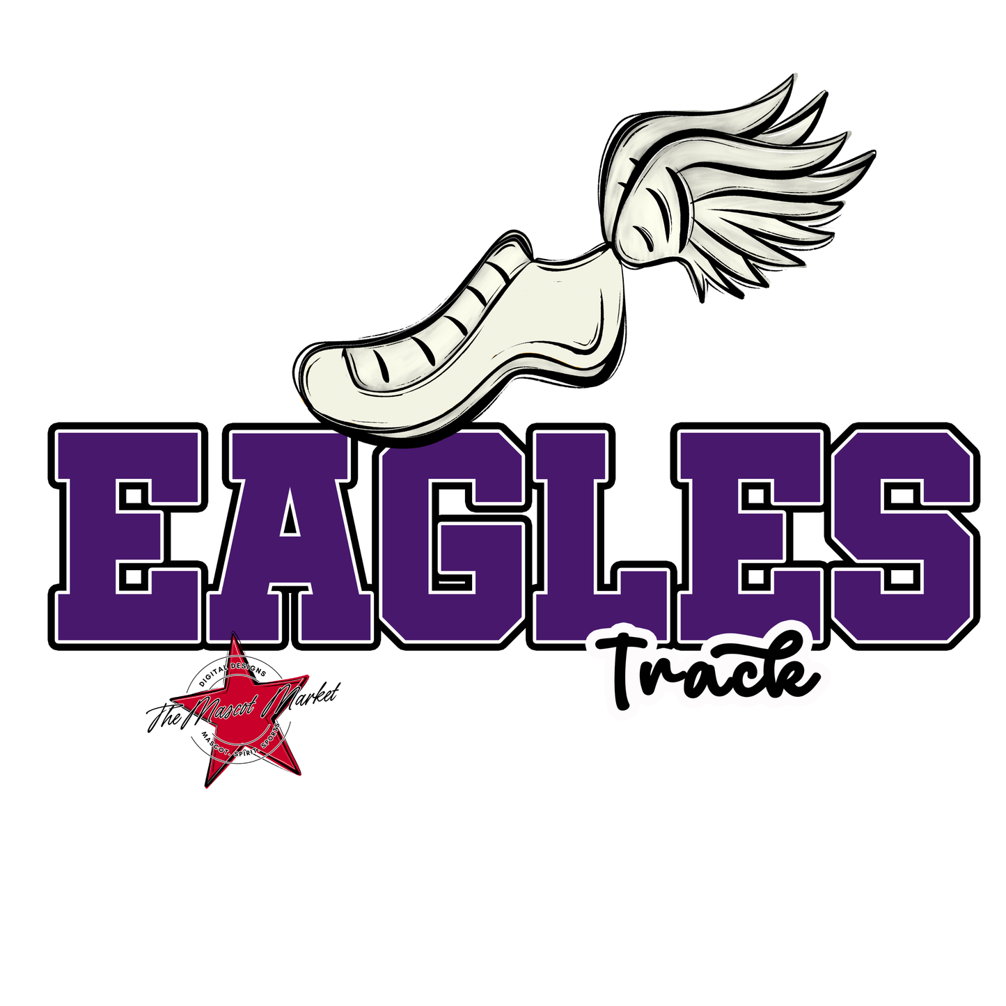Eagles Varsity Track Design-Purple