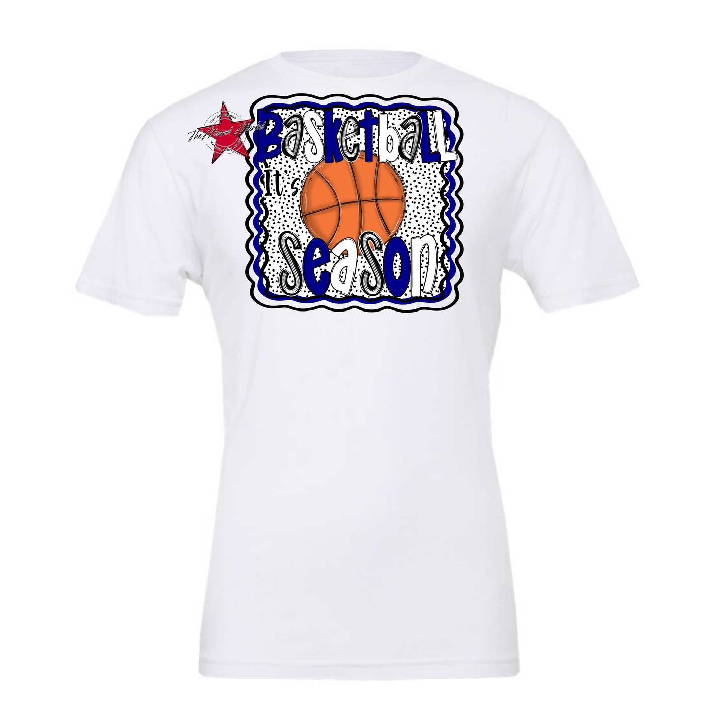 It's Basketball Season Design-Blue