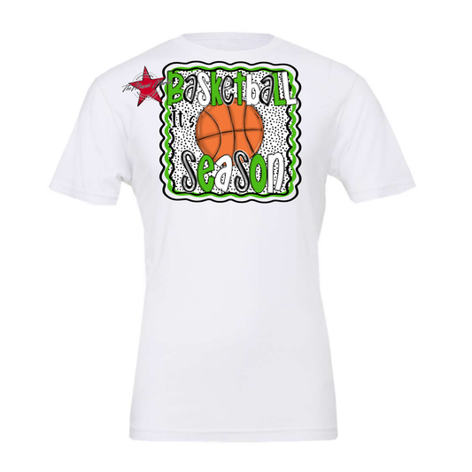 It's Basketball Season Design-Bright Green