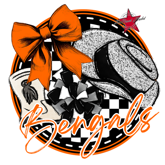 Bengals Circle Drillteam Design-Orange
