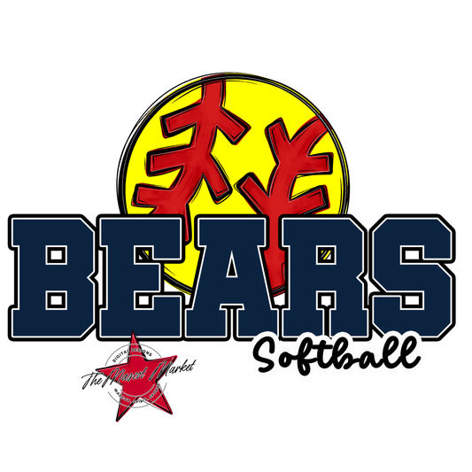 Bears Varsity Softball Design-Navy