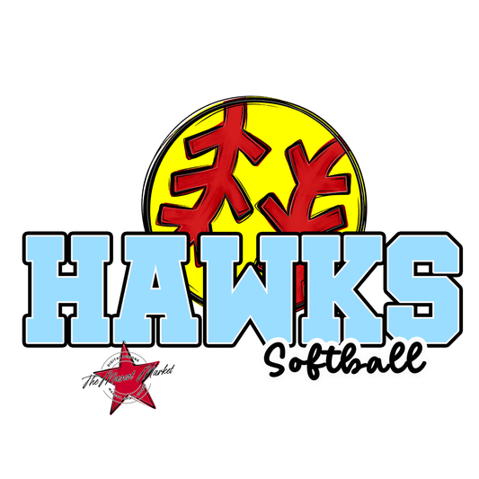 Hawks Varsity Softball-Columbia Blue