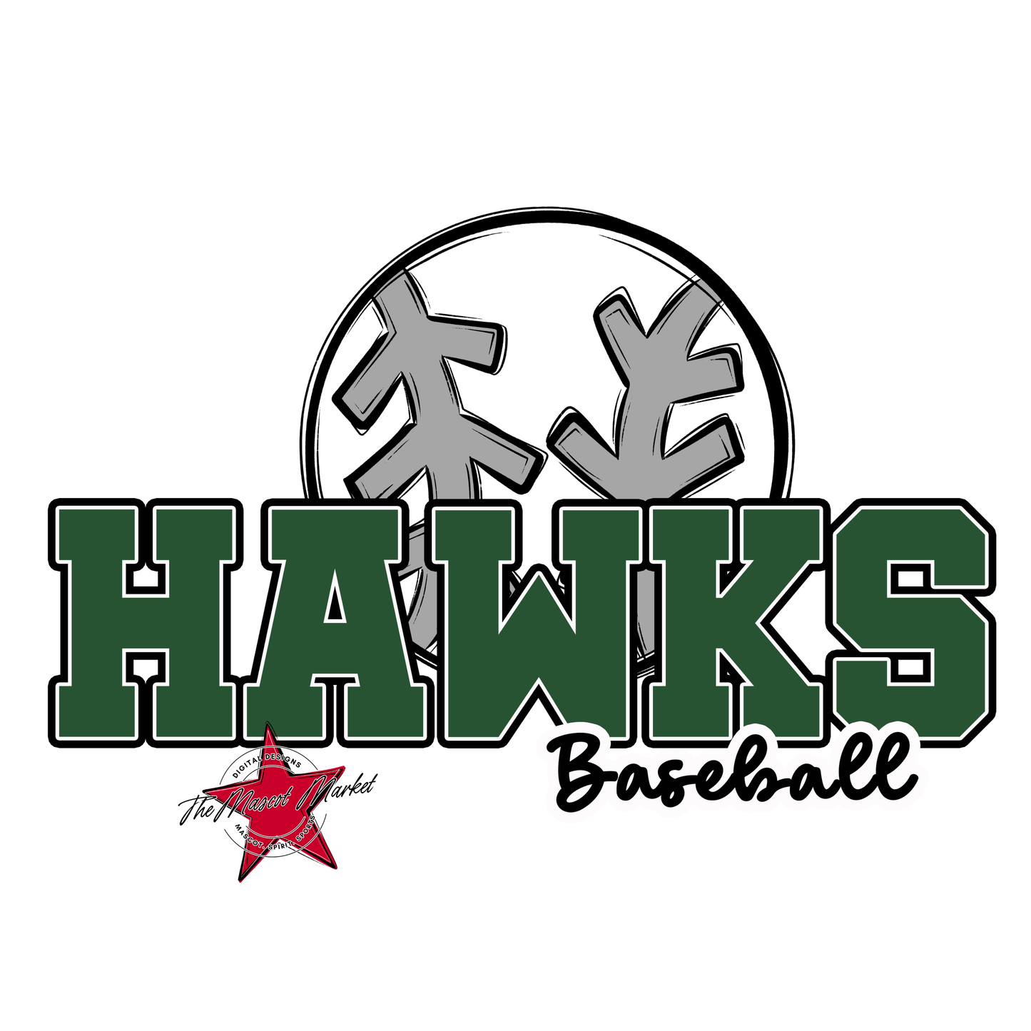 Hawks Varsity Baseball-Green