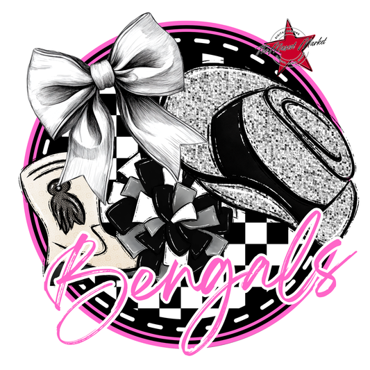 Bengals Circle Drillteam Design-Pink