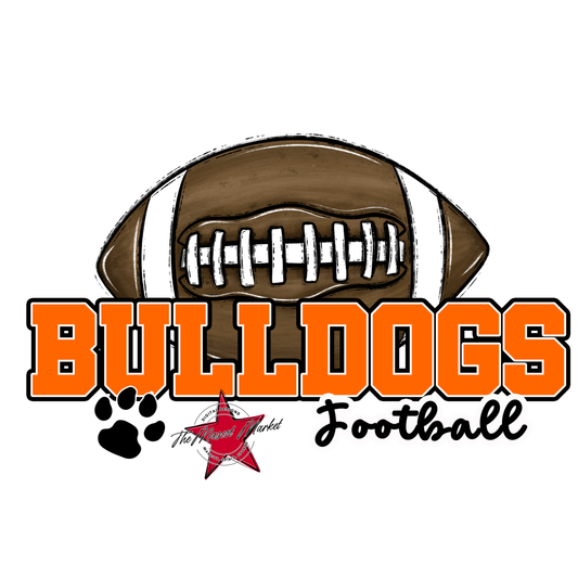 Bulldogs Varsity Football-Orange