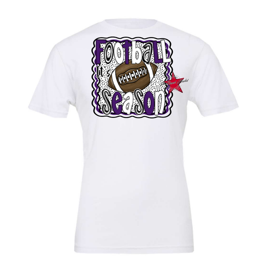 It's Football Season Dot Design-Purple
