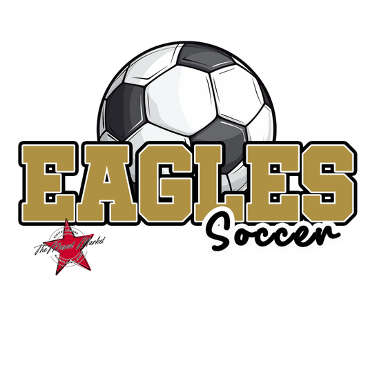 Eagles Varsity Soccer Design-Gold
