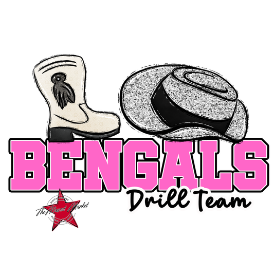 Bengals Varsity Drillteam-Baby Pink
