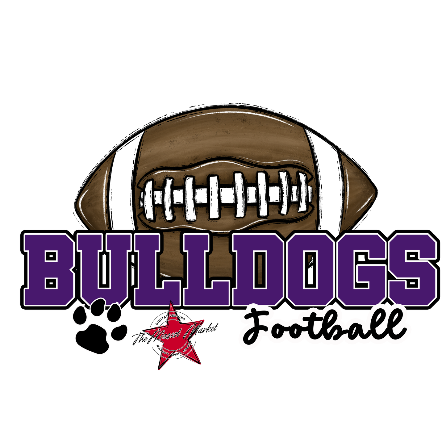 Bulldogs Varsity Football-Purple