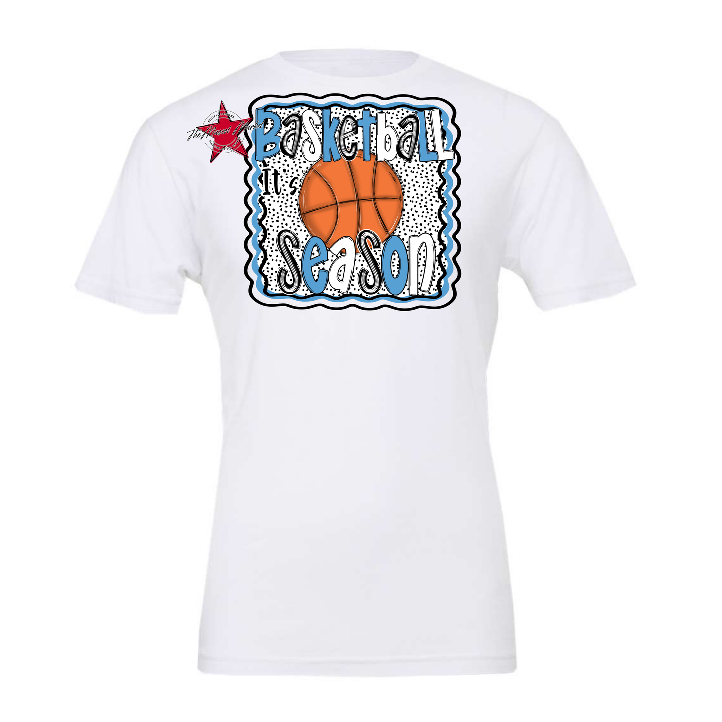 It's Basketball Season Design-Carolina Blue