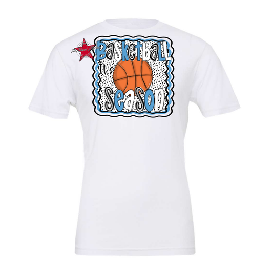 It's Basketball Season Design-Carolina Blue
