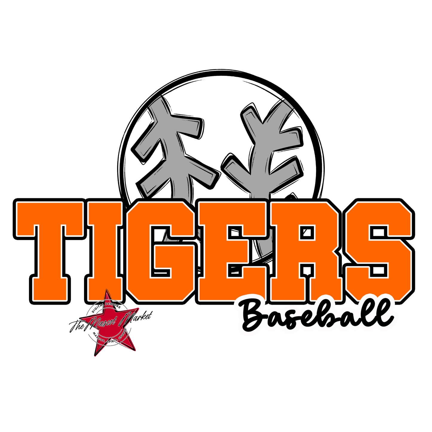 Tigers Varsity Baseball-Orange