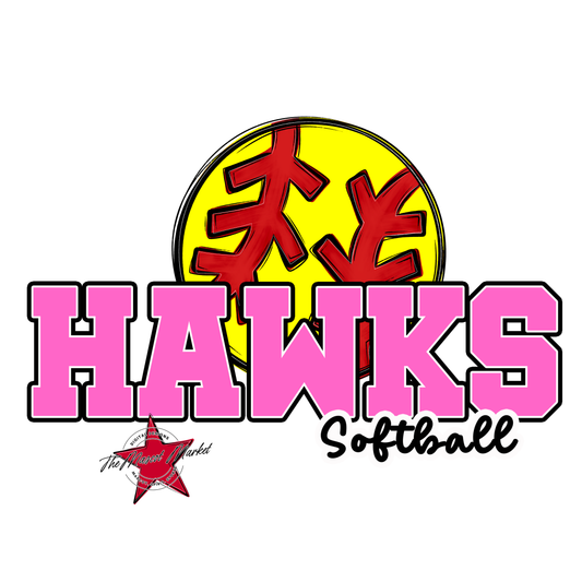 Hawks Varsity Softball-Baby Pink