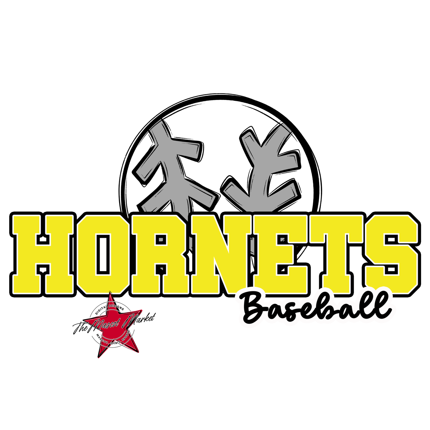 Hornets Varsity Baseball-Bright Yellow