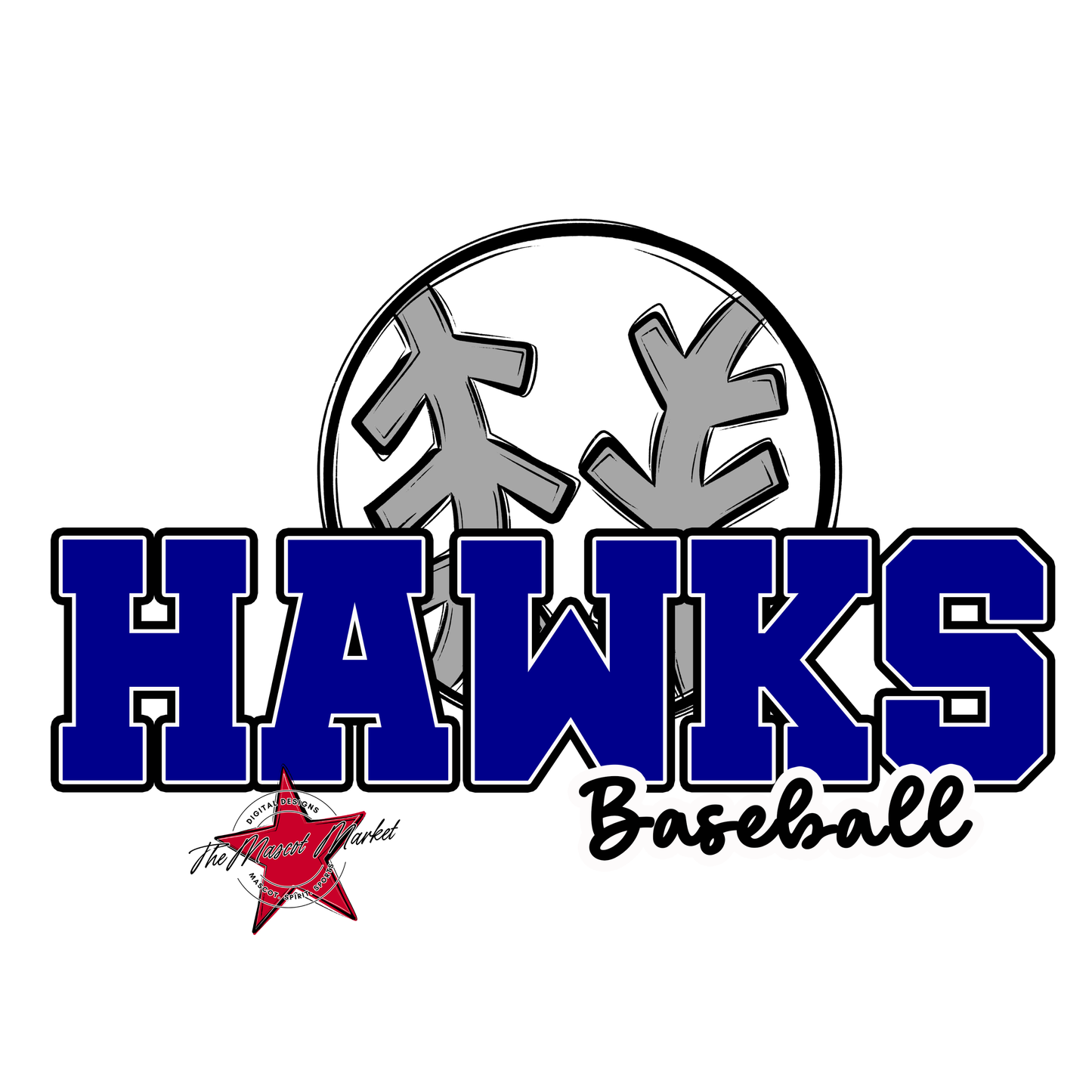 Hawks Varsity Baseball-Blue