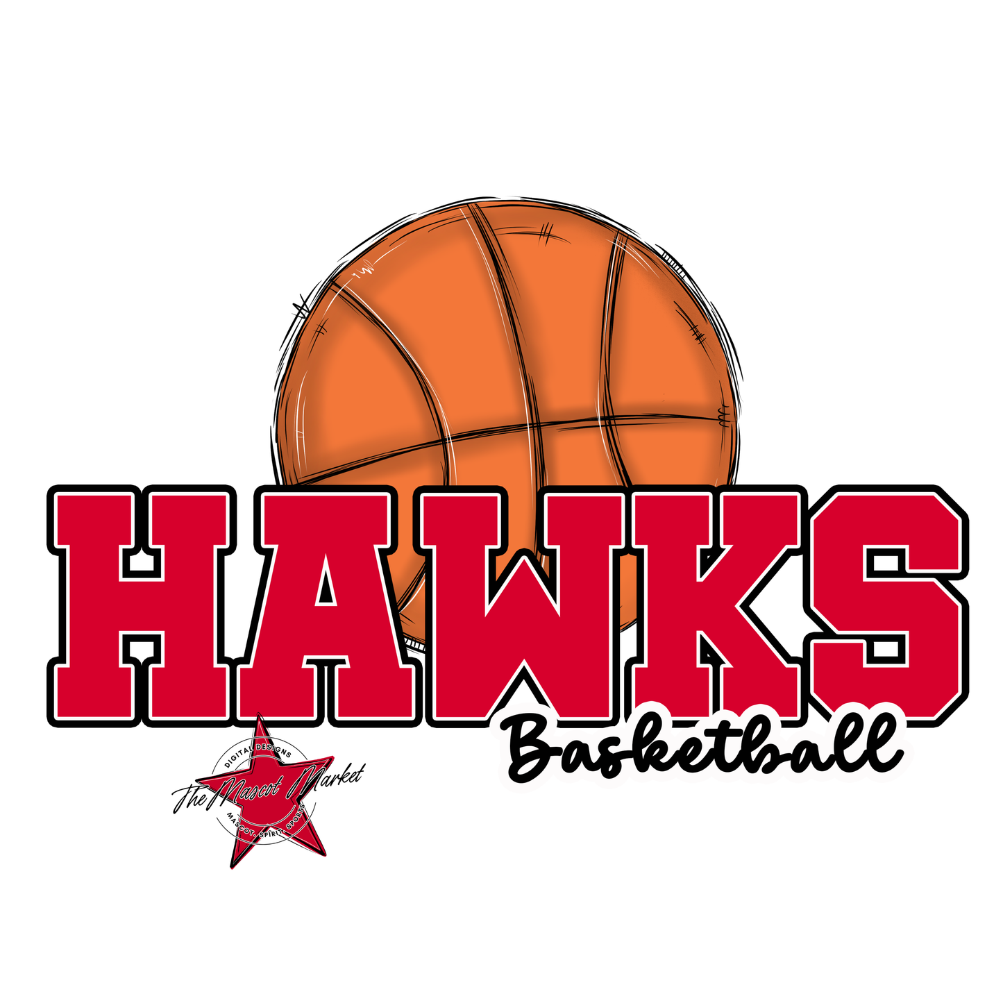 Hawks Varsity Basketball-Red